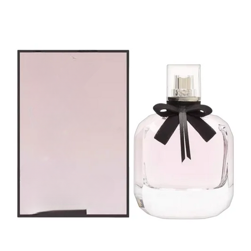 Empty decorative glass bottle with black bow, ideal for home decor, no liquid inside